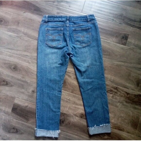 American Rag Skinny Cuffed Crop Jeans Women's Size 5 Casual Denim - Picture 3 of 4